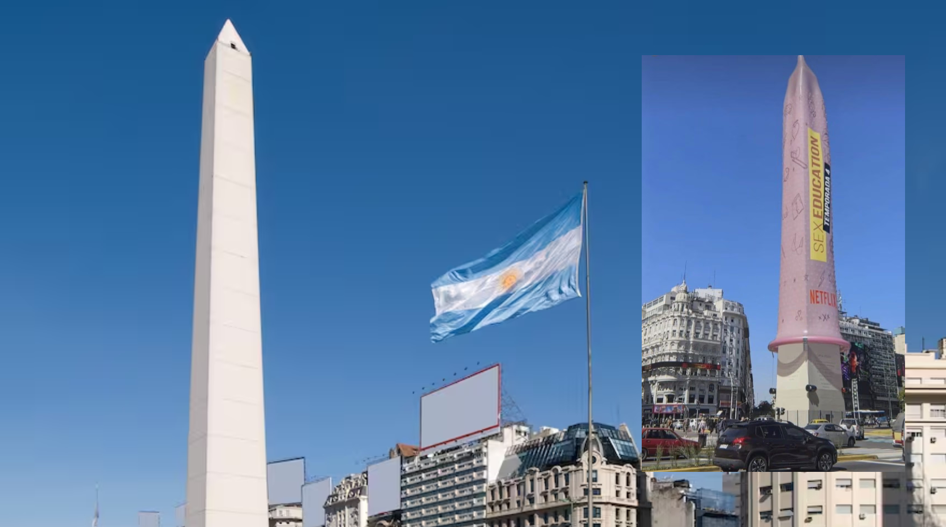 Vídeo Una Plataforma Cubrió El Obelisco Con Un Preservativo Gigante Y Desató La Polémica 6170